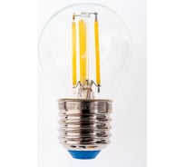 Диммируемая светодиодная лампа Uniel Форма шар Серия Air LED-G45-9W/4000K/E27/CL/DIM GLA01TR UL-00005194