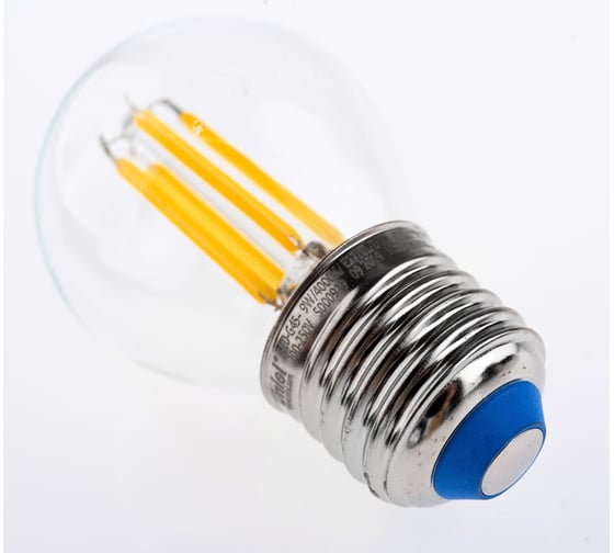 Диммируемая светодиодная лампа Uniel Форма шар Серия Air LED-G45-9W/4000K/E27/CL/DIM GLA01TR UL-00005194