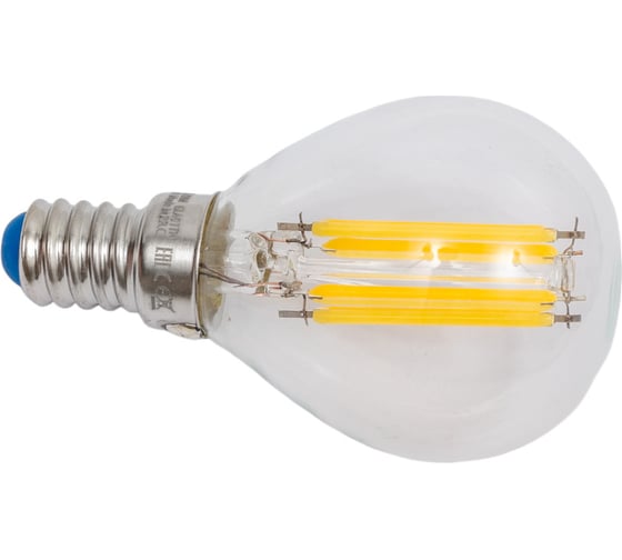 Диммируемая светодиодная лампа Uniel Форма шар Серия Air LED-G45-9W/4000K/E14/CL/DIM GLA01TR UL-00005192
