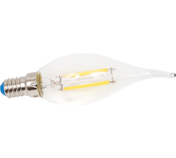 Светодиодная лампа Uniel Форма свеча на ветру Серия Sky LED-CW35-9W/4000K/E14/CL PLS02WH UL-00005169