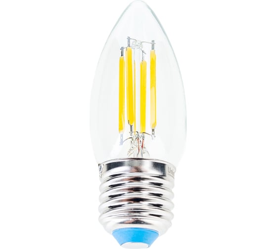 Светодиодная лампа Uniel Форма свеча Серия Sky LED-C35-9W/4000K/E27/CL PLS02WH UL-00005163