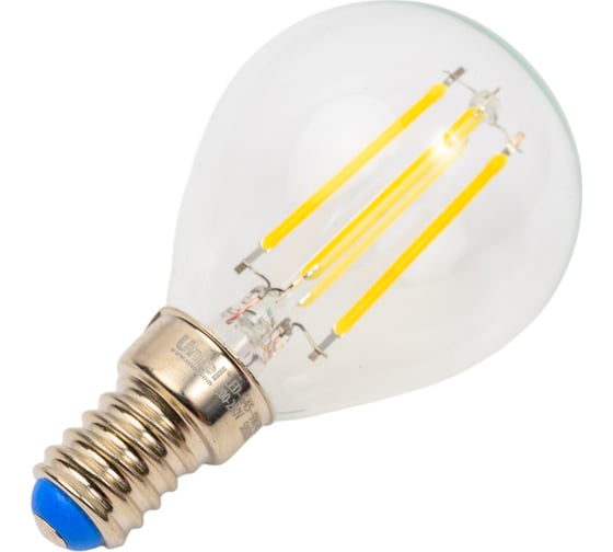 Светодиодная лампа Uniel Форма шар Серия Sky LED-G45-9W/4000K/E14/CL PLS02WH UL-00005173