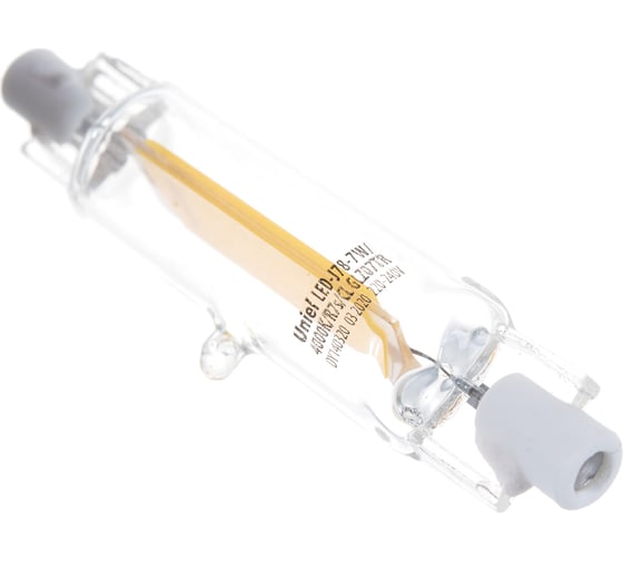 Светодиодная лампа Uniel прозрачная LED-J78-7W/4000K/R7s/CL GLZ07TR UL-00005062 1