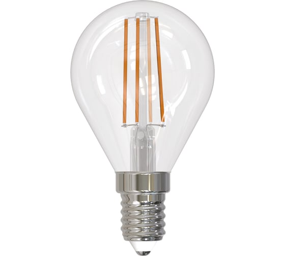 Светодиодная лампа Uniel Форма шар Серия Sky LED-G45-9W/3000K/E14/CL PLS02WH UL-00005172 1