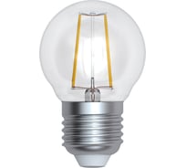 Светодиодная лампа Uniel Форма шар Серия Sky LED-G45-9W/3000K/E27/CL PLS02WH UL-00005174