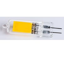 Светодиодная лампа Uniel GLZ08TR прозрачная LED-JC-220/4W/4000K/G4/CL UL-00005064