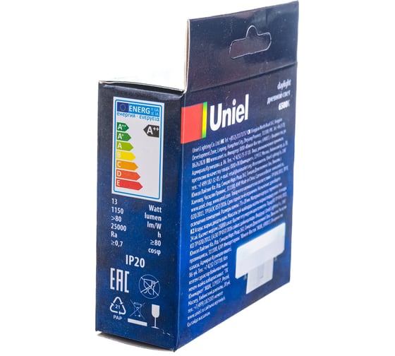 Светодиодная лампа Uniel матовая LED-GX53-13W/6500K/GX53/FR PLZ01WH UL-00005314