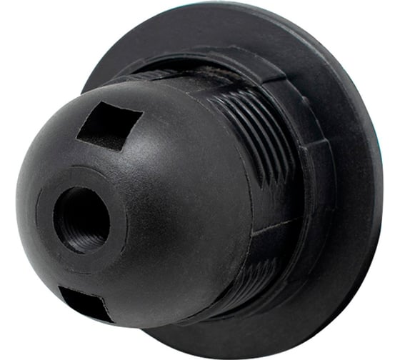 Патрон OXION Е27, полувинт, черный PH-003BK-E27