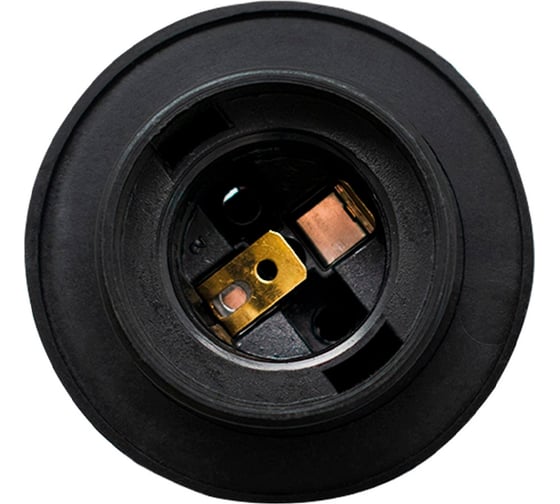Патрон OXION Е27, полувинт, черный PH-003BK-E27