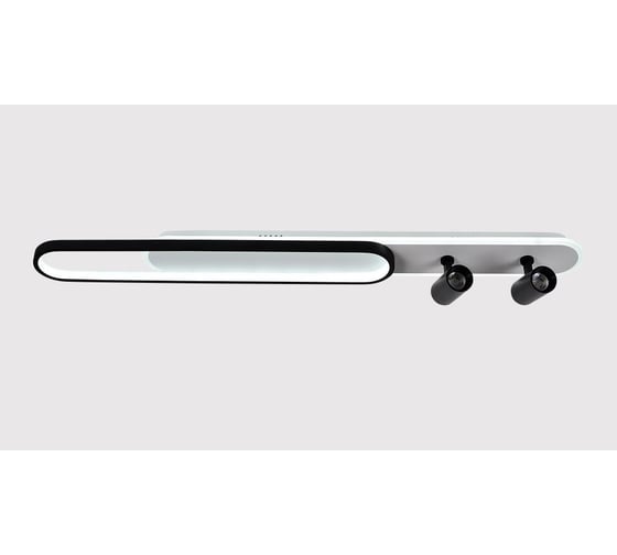 Люстра Schaffner Trattato 2781-2 BK+WH, LED 110W+6W