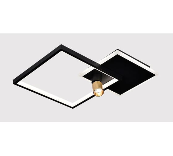Люстра Schaffner Controllo 2740-1 BK+FGD, LED 72W+3W (56*42*13.5) IR 1