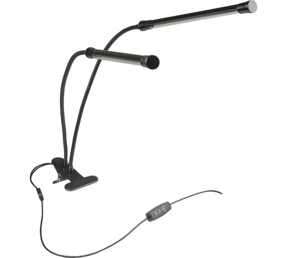 Светильник для растений Uniel светодиодный с таймером ULT-P33-15W/SPSB/TM IP40 BLACK UL-00004735