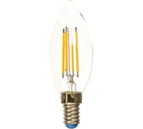 Светодиодная лампа Uniel. Форма свеча Серия Air LED-C35-7,5W/WW/E14/CL GLA01TR UL-00003245