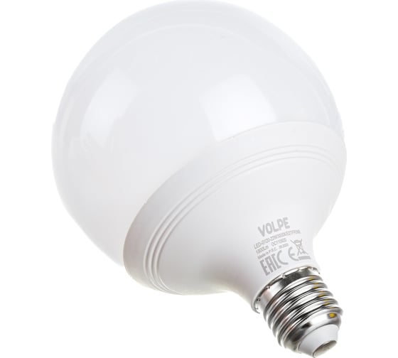 Светодиодная лампа Volpe. Форма шар, матовая. Серия Norma LED-G120-22W/3000K/E27/FR/NR UL-00004875