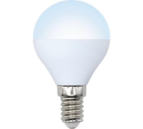 Светодиодная лампа Volpe. Форма шар, матовая. Серия Norma LED-G45-7W/NW/E14/FR/NR UL-00003819