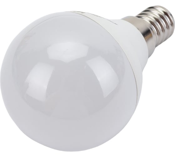 Светодиодная лампа Volpe. Форма шар, матовая. Серия Norma LED-G45-7W/WW/E14/FR/NR UL-00003820