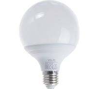 Светодиодная лампа Volpe. Форма шар, матовая. Серия Norma LED-G95-16W/4000K/E27/FR/NR UL-00004874