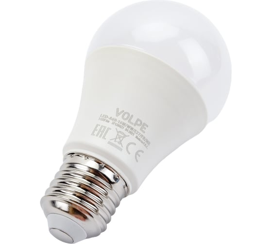 Светодиодная лампа Volpe. Форма A, матовая. Серия Norma LED-A60-16W/WW/E27/FR/NR UL-00004027