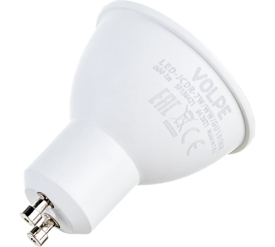 Светодиодная лампа Volpe. Форма JCDR, матовая. Серия Norma LED-JCDR-7W/WW/GU10/NR UL-00003838