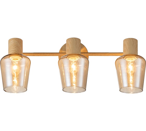 Настенно-потолочный светильник ESCADA E14*40W Wood 691/3P