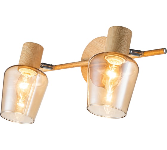 Настенно-потолочный светильник ESCADA E14*40W Wood 691/2A 1
