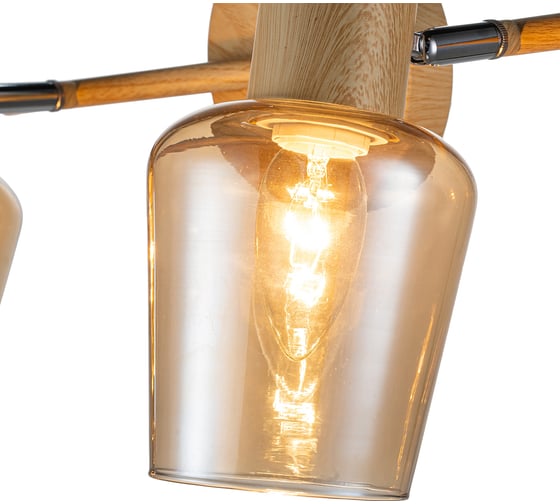 Настенно-потолочный светильник ESCADA E14*40W Wood 691/2A