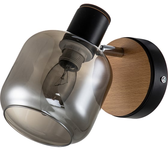 Спот ESCADA 10177/1A E14*40W Black/Chrome/Wood 10177/1A Black