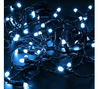 Светодиодная гирлянда NEON-NIGHT Нить с эффектом мерцания 10м 100 LED синий, без комплекта подключения 305-243