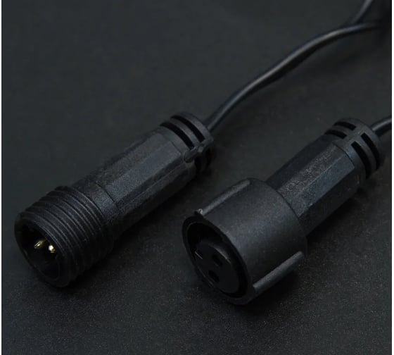 Светодиодная гирлянда NEON-NIGHT Нить с эффектом мерцания 10м 100LED зелёный, без комплекта подключения 305-244