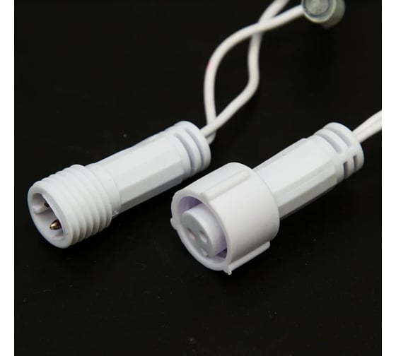 Светодиодная гирлянда NEON-NIGHT Нить 10м 100 LED на черном проводе, золотой, без комплекта подключения 305-178