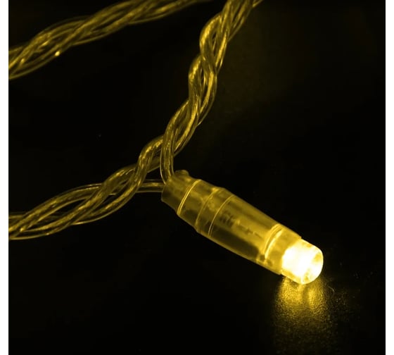 Светодиодная гирлянда NEON-NIGHT Нить 10м 100 LED жёлтый, без комплекта подключения 305-151