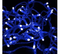 Светодиодная гирлянда NEON-NIGHT Нить 10м 100 LED синий, без комплекта подключения 305-153
