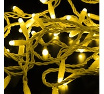Светодиодная гирлянда NEON-NIGHT Нить с эффектом мерцания 10м 100 LED, жёлтый, без комплекта подключения 305-261
