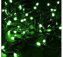 Светодиодная гирлянда NEON-NIGHT Нить с эффектом мерцания 10м 100 LED, зелёный, без комплекта подключения 305-274