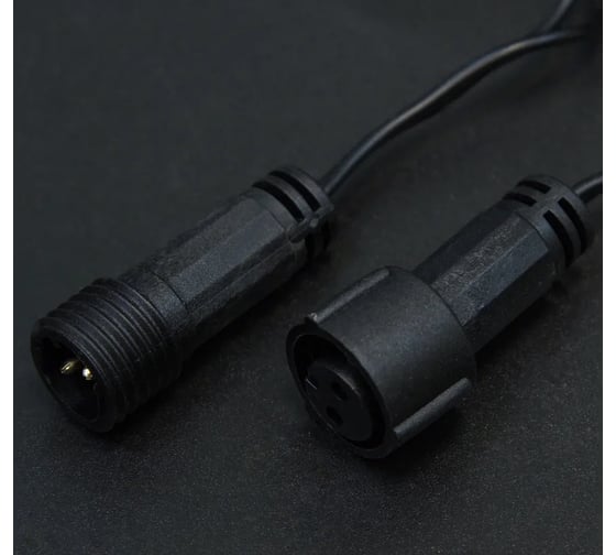 Светодиодная гирлянда NEON-NIGHT Нить с эффектом мерцания 10м 100 LED, зелёный, без комплекта подключения 305-274