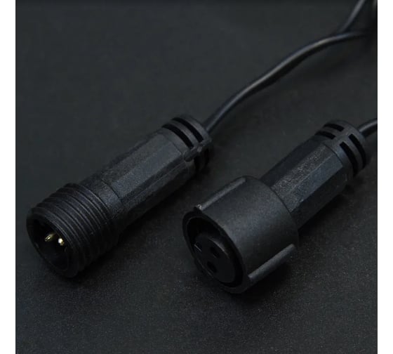 Светодиодная гирлянда NEON-NIGHT Нить с эффектом мерцания 10м 100 LED, жёлтый, без комплекта подключения 305-271