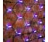 Светодиодная гирлянда NEON-NIGHT Сеть 2x3м 432LED на черном каучуковом проводе белый и синий 217-123 2