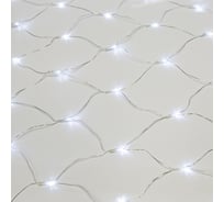 Светодиодная гирлянда NEON-NIGHT Сеть 8 режимов 2х1.5м 288 LED на прозрачном проводе белый 215-045