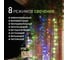 Светодиодная гирлянда NEON-NIGHT Дождь 8 режимов 2х3м 240 LED прозрачный провод мультиколор 235-069 4