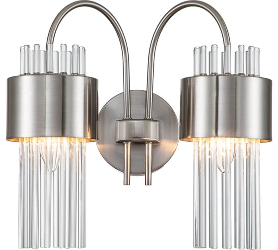 Настенный светильник ESCADA E14*40W Satin nickel 656/2A