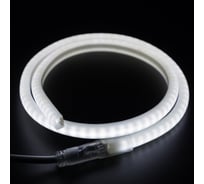 Светодиодный гибкий неон NEON-NIGHT SMD 12х12ммформа-D , бухта 100м, 120LED/метр, белый 131-075