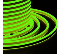 Светодиодный гибкий неон NEON-NIGHT SMD 7x12ммкомпактный бухта 100м 120LED/метр  зелёный 131-064