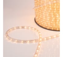 Гибкий шнур Neon-Night Дюралайт, двухжильный, 230В, 13мм, 24 LED/м, теплый белый, бухта 100м 121-126-4