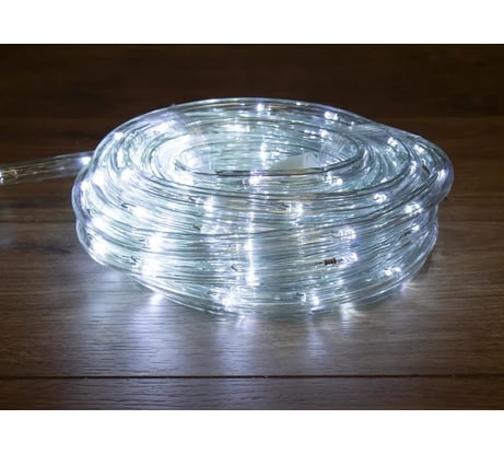 Готовый комплект NEON-NIGHT Дюралайт бухта 6м 24 LED/метр, цвет свечения: белый 121-325-06