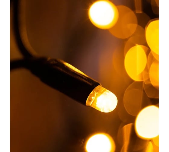 Светодиодная гирлянда NEON-NIGHT Дождь постоянное свечение 2х1.5м 360 LED жёлтый 237-121