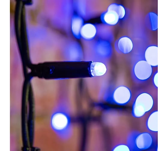 Светодиодная гирлянда NEON-NIGHT Дождь постоянное свечение 2х1.5м 360 LED синий 237-123