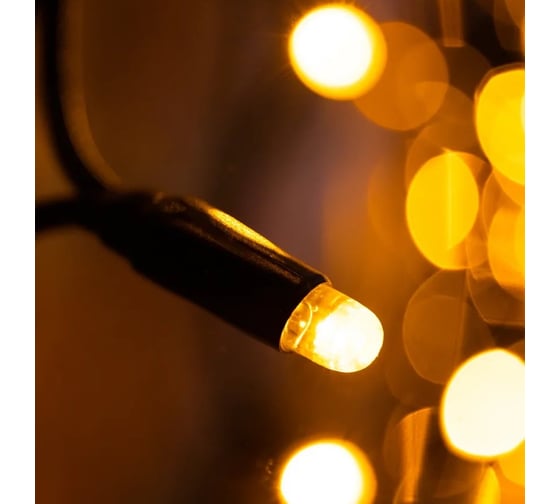 Светодиодная гирлянда NEON-NIGHT Дождь постоянное свечение 2х3м 760 LED жёлтый 237-141