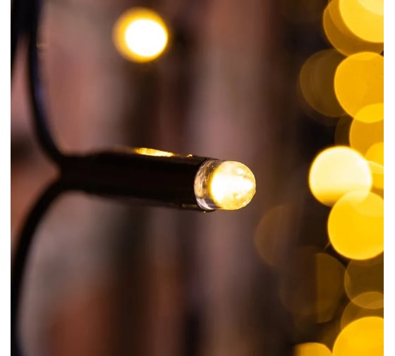 Светодиодная гирлянда NEON-NIGHT Дождь постоянное свечение 2х1.5м 360 LED тёплый-белый 237-126