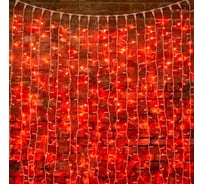 Светодиодная гирлянда NEON-NIGHT Дождь постоянное свечение 2х3м 760 LED красный 237-132