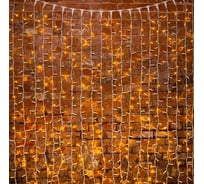 Светодиодная гирлянда NEON-NIGHT Дождь постоянное свечение 2х3м 760 LED жёлтый 237-131